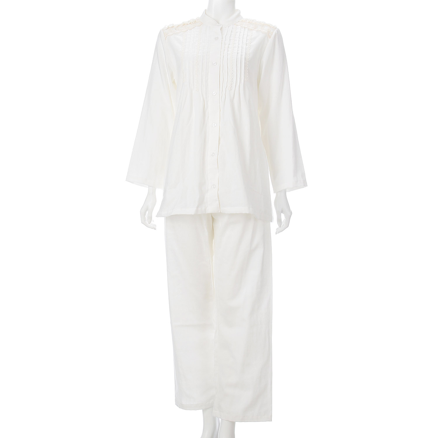 和晒しダブルガーゼパジャマ - 画像1