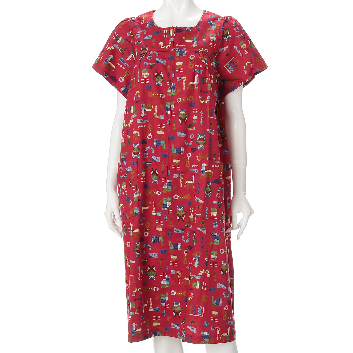 シルエスギャザーワンピース - 画像2