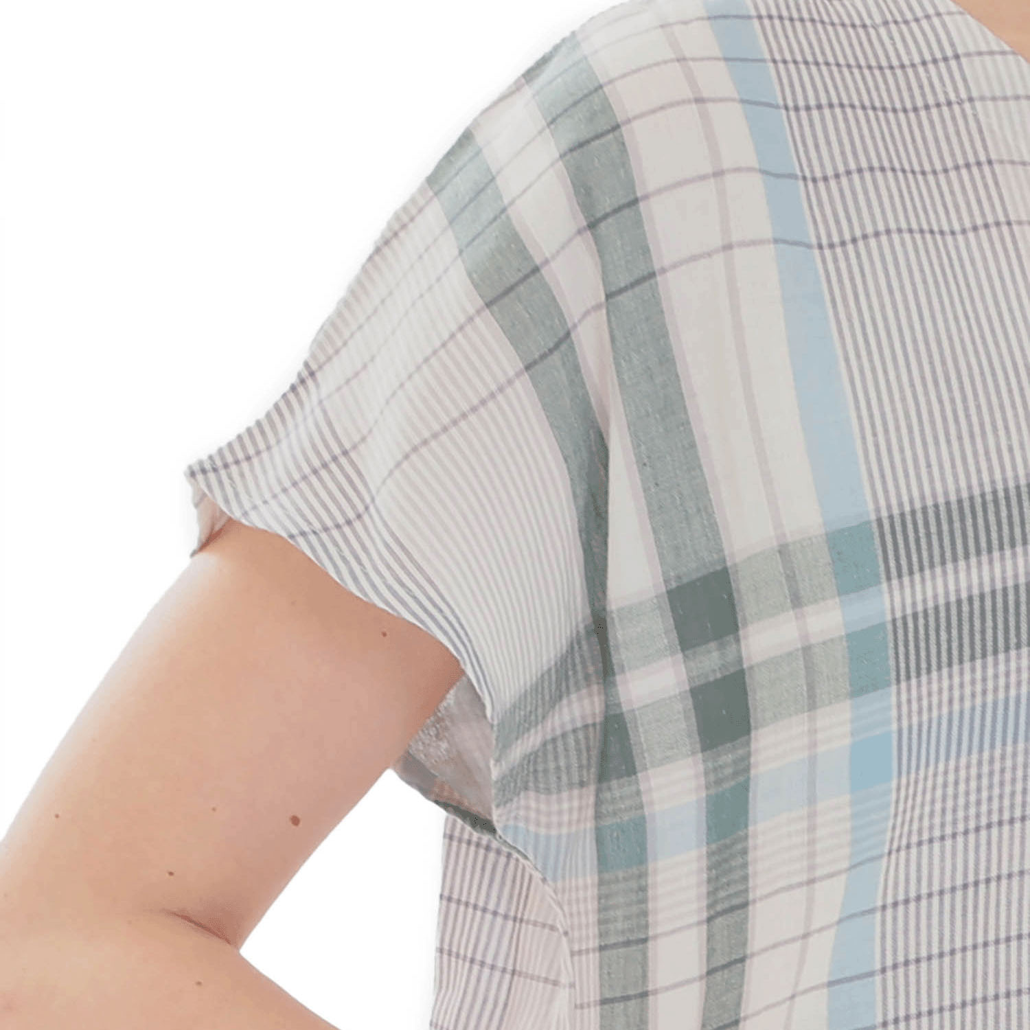 Narue ダブルガーゼチェックワンピース - 画像19