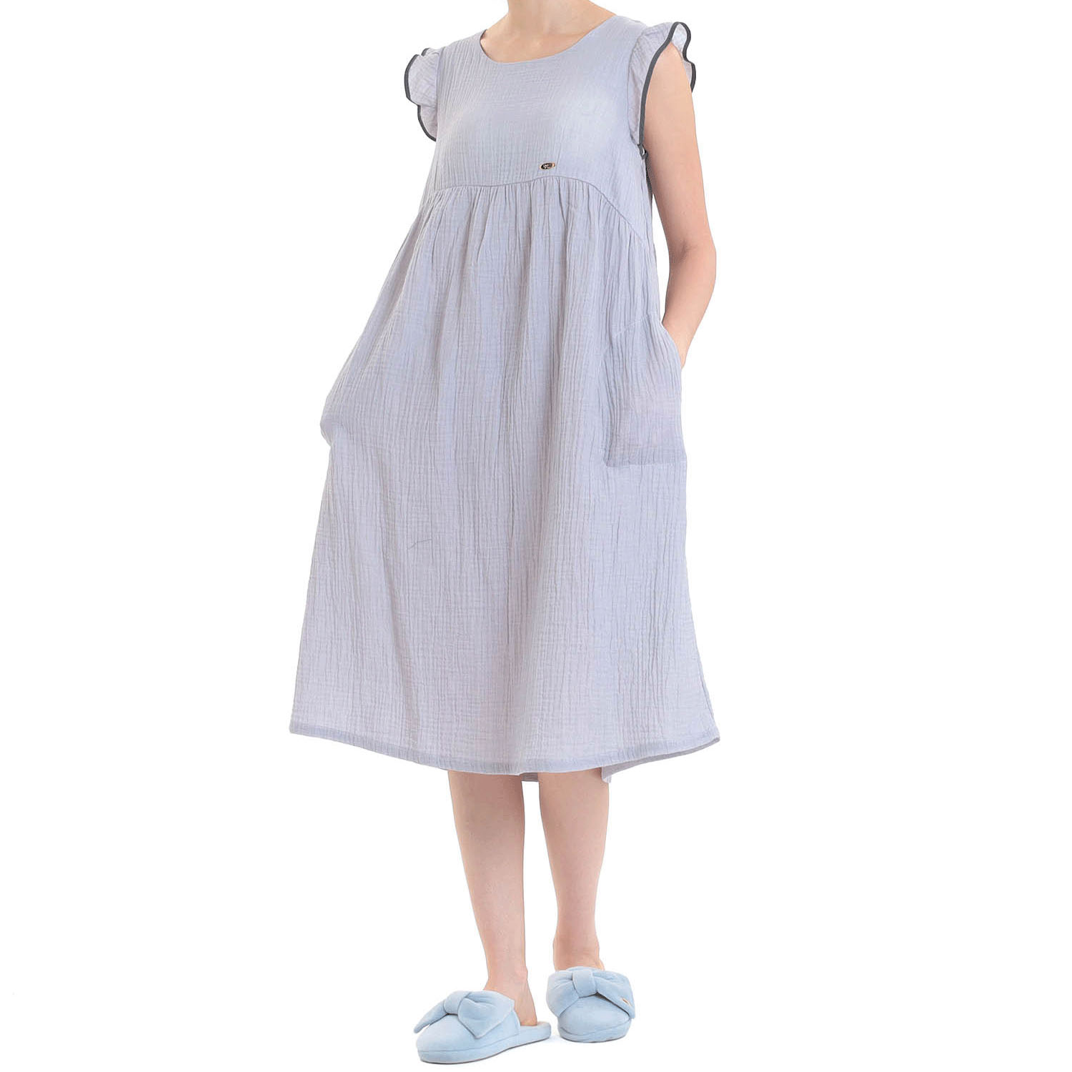 Narue シュークリームガーゼ（R）ベーシックルームドレス - 画像3