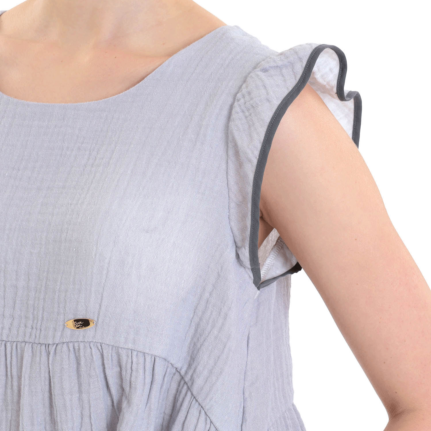 Narue シュークリームガーゼ（R）ベーシックルームドレス - 画像5