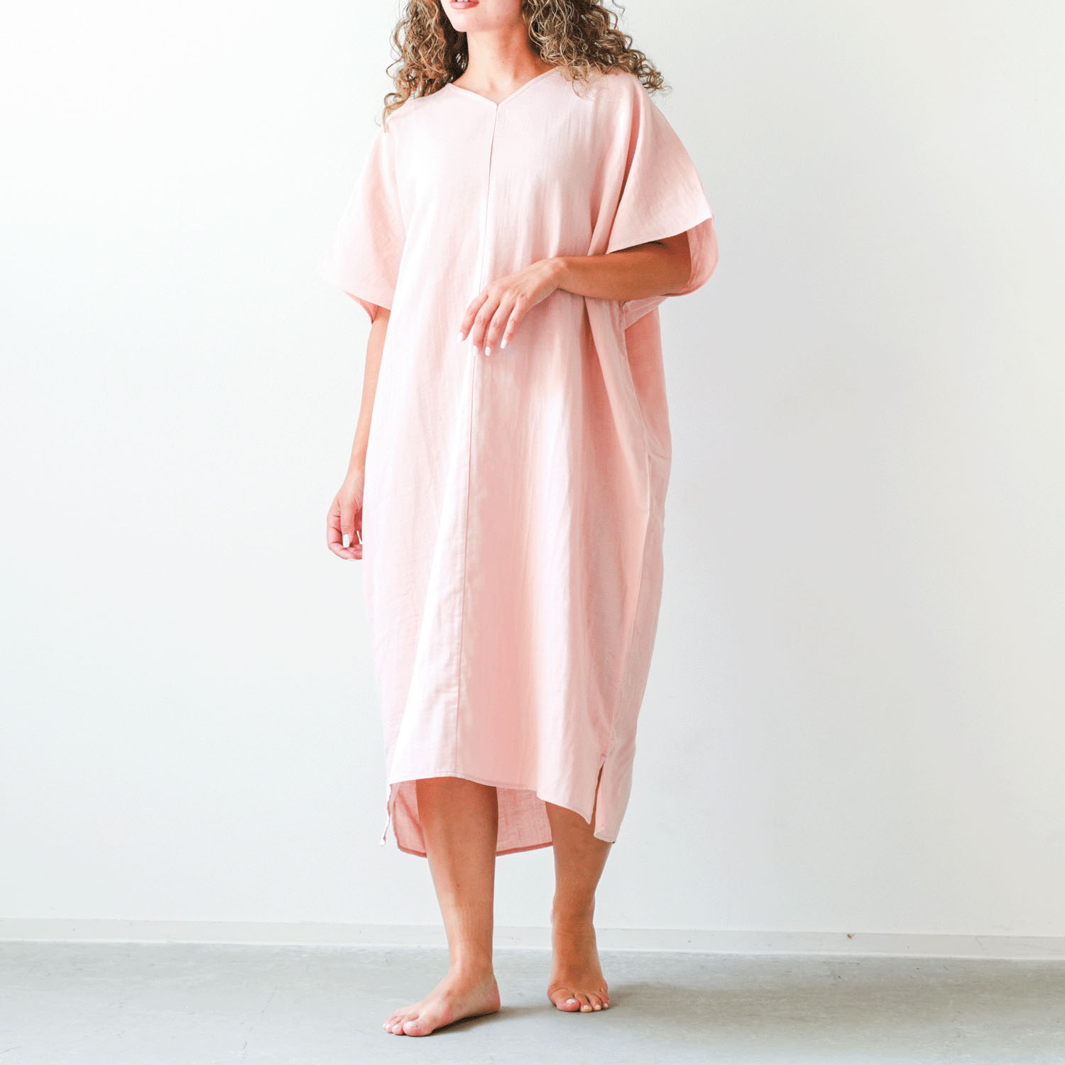 着る保湿クリーム ライトスクエア半袖ワンピース - 画像2