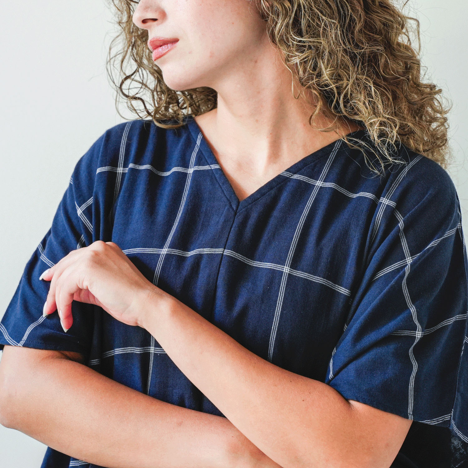 着る保湿クリーム ライトスクエア半袖ワンピース - 画像15