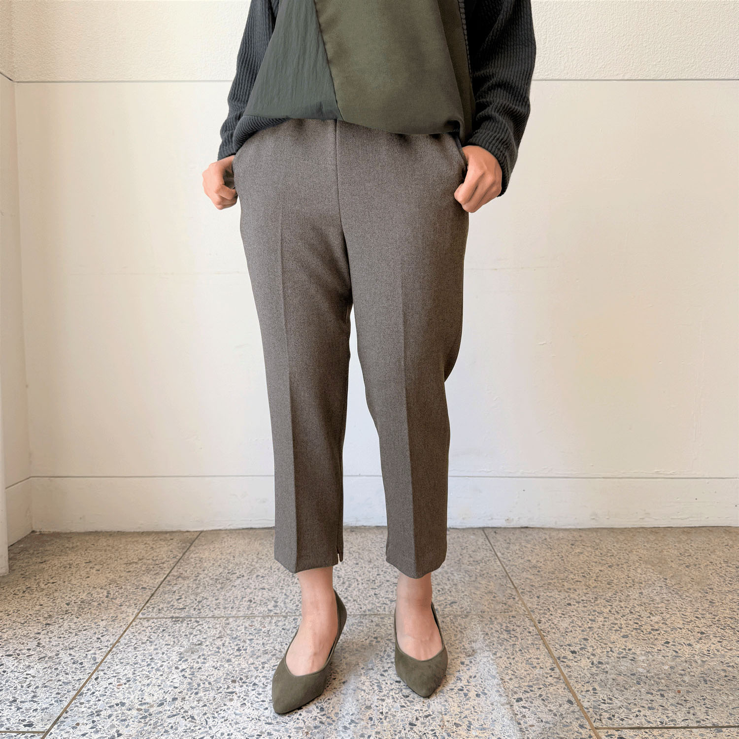 杢ベネ柔らかゴム膝出し55 - 画像4