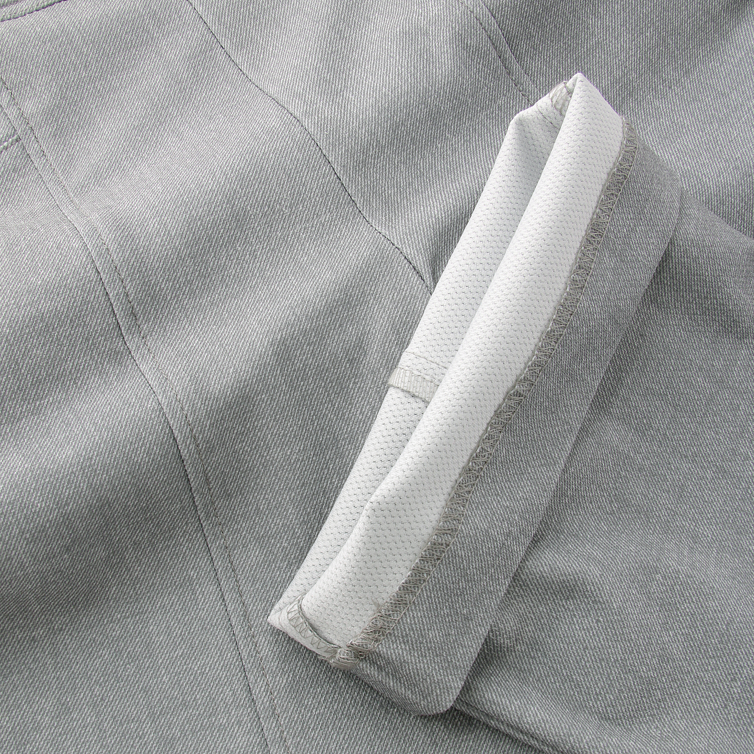 クールエフェクト デニムプリント フィットパンツ 股下65cm丈 - 画像9