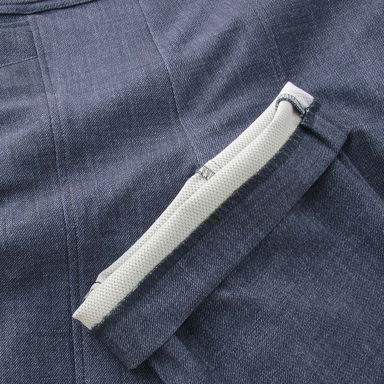 クールエフェクト デニムプリント フィットパンツ股下72cm丈 - 画像11