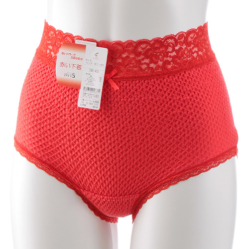 ウエストレース L ショーツ 赤 エトワール841