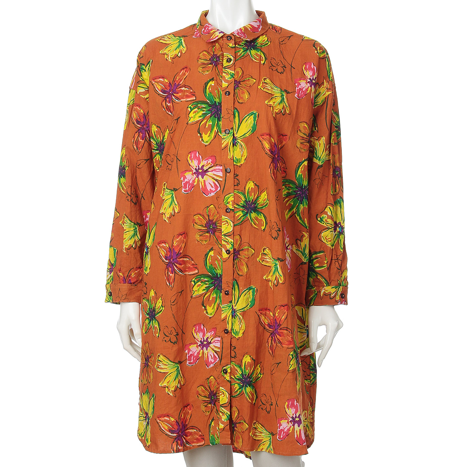 大きいお花プリント チュニック - 画像3