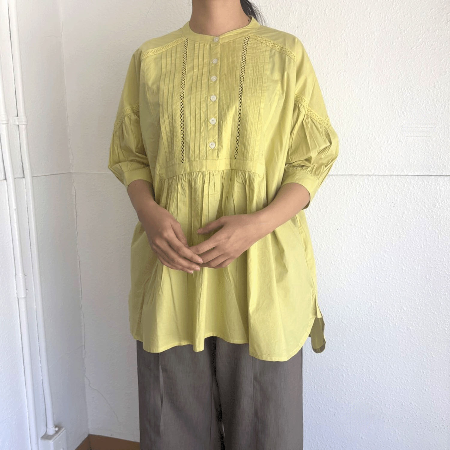 LUPILIEN ピンタックチュニック