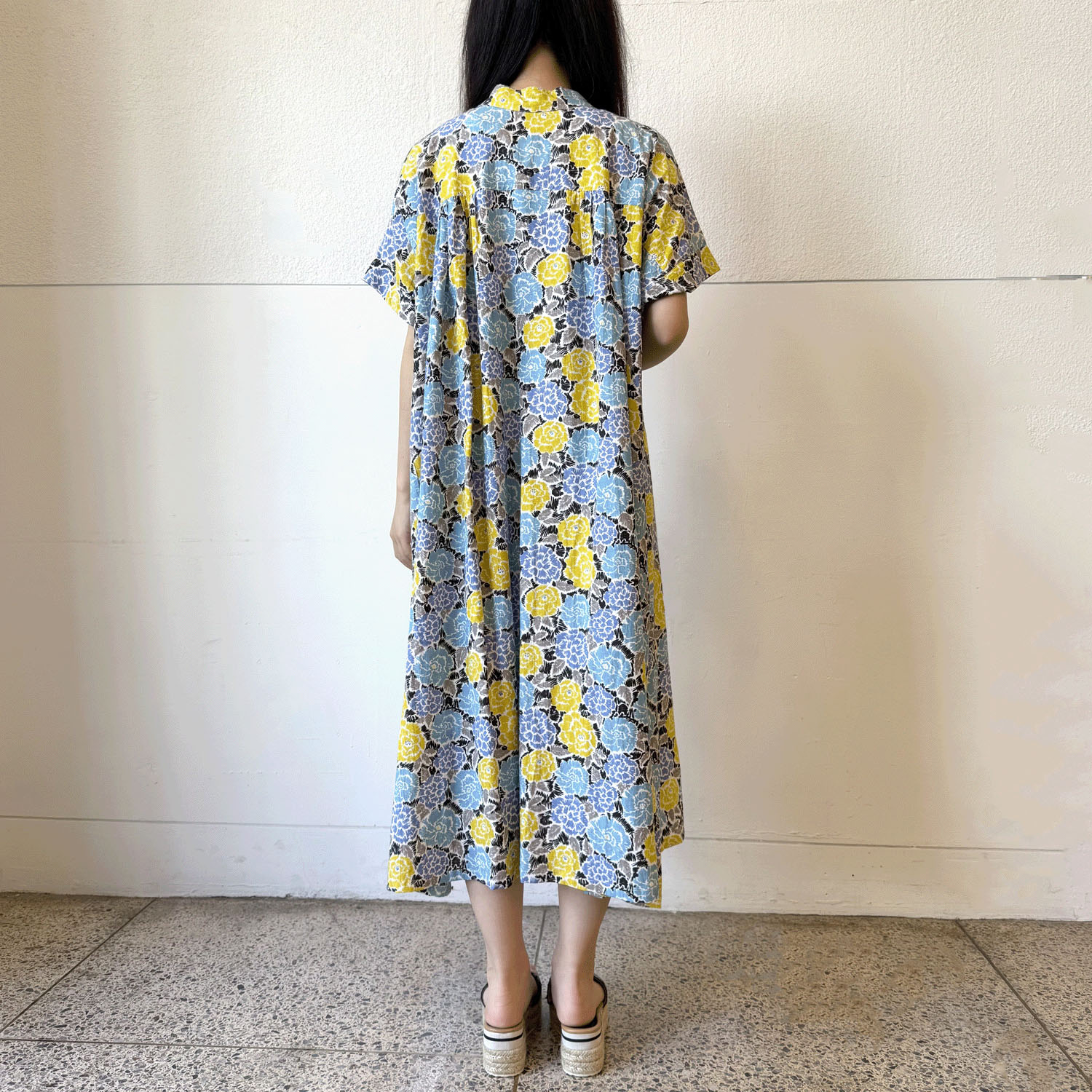 ドゥードゥルフラワープリント 2WAYワンピース - 画像2