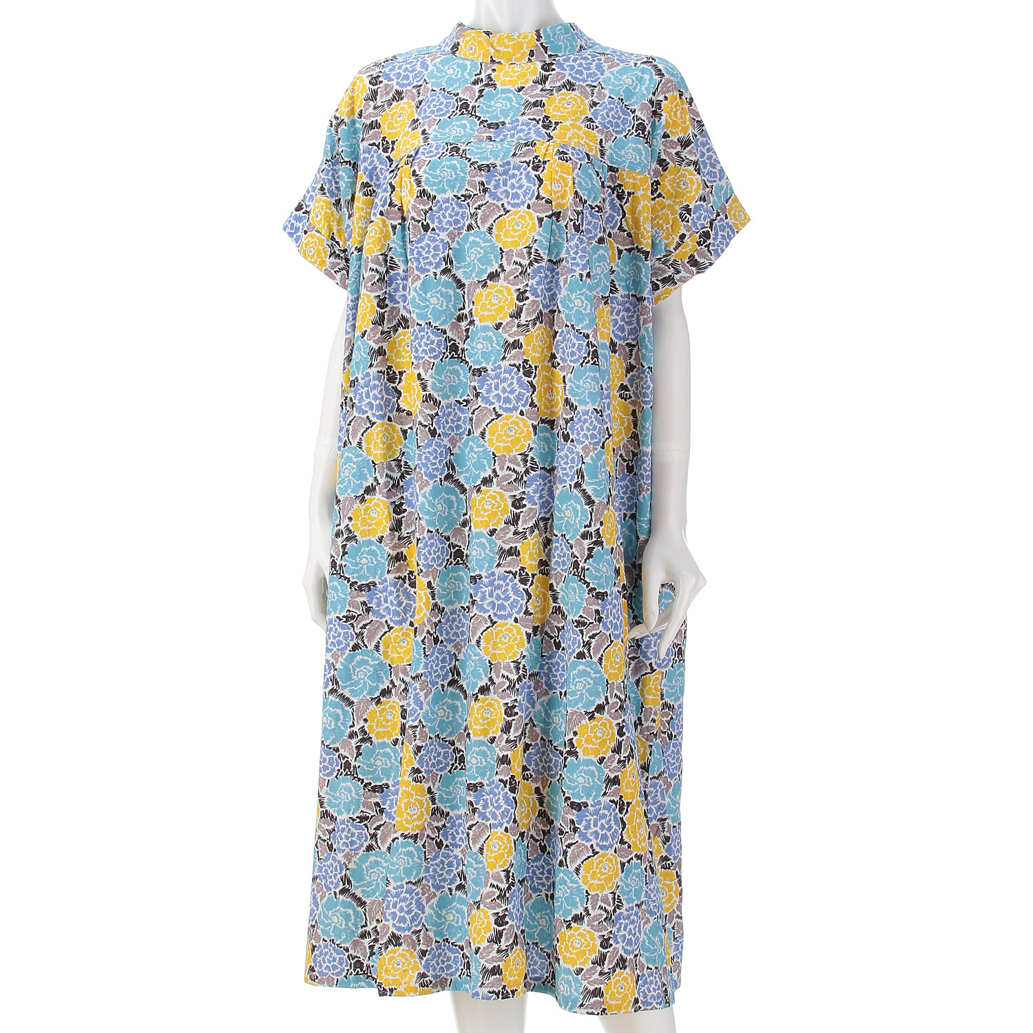 ドゥードゥルフラワープリント 2WAYワンピース - 画像4