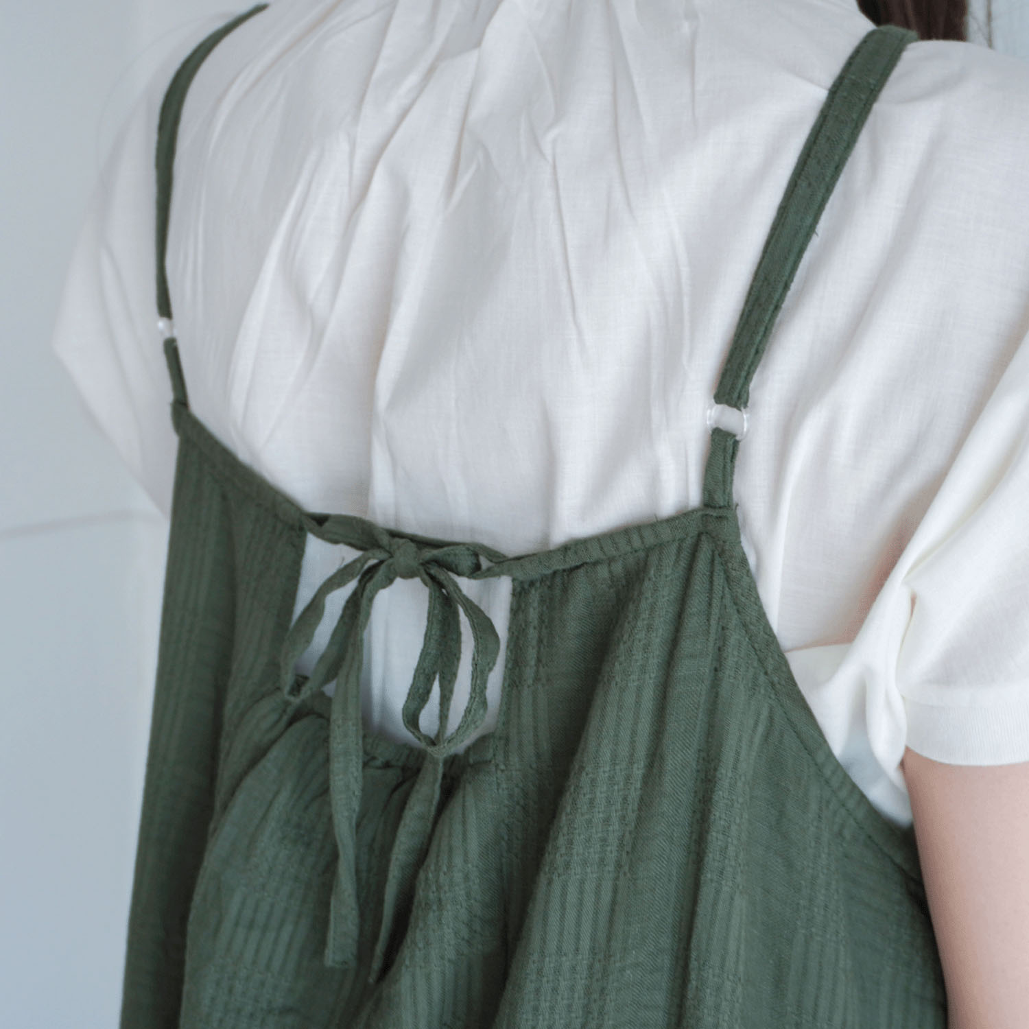 【LUPILIEN】 シアーチェックキャミワンピース - 画像6