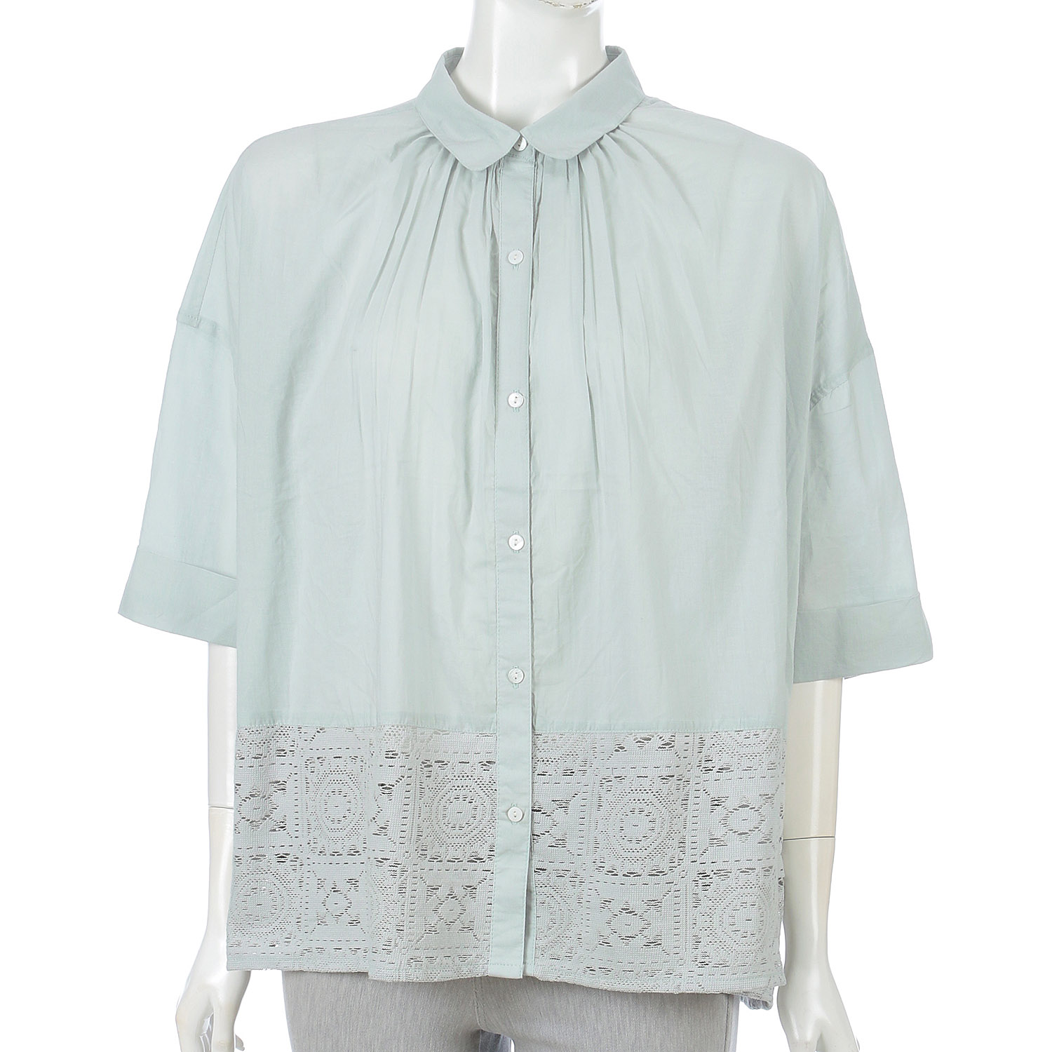 【LUPILIEN】 レース切替シャツ - 画像11