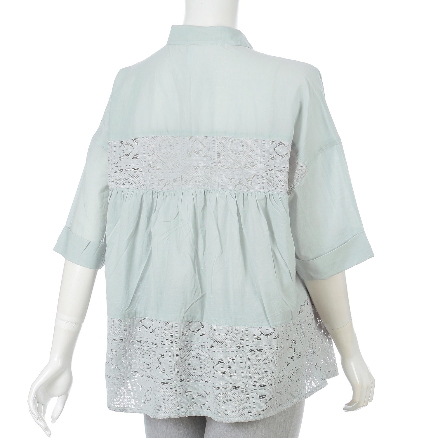 【LUPILIEN】 レース切替シャツ - 画像12