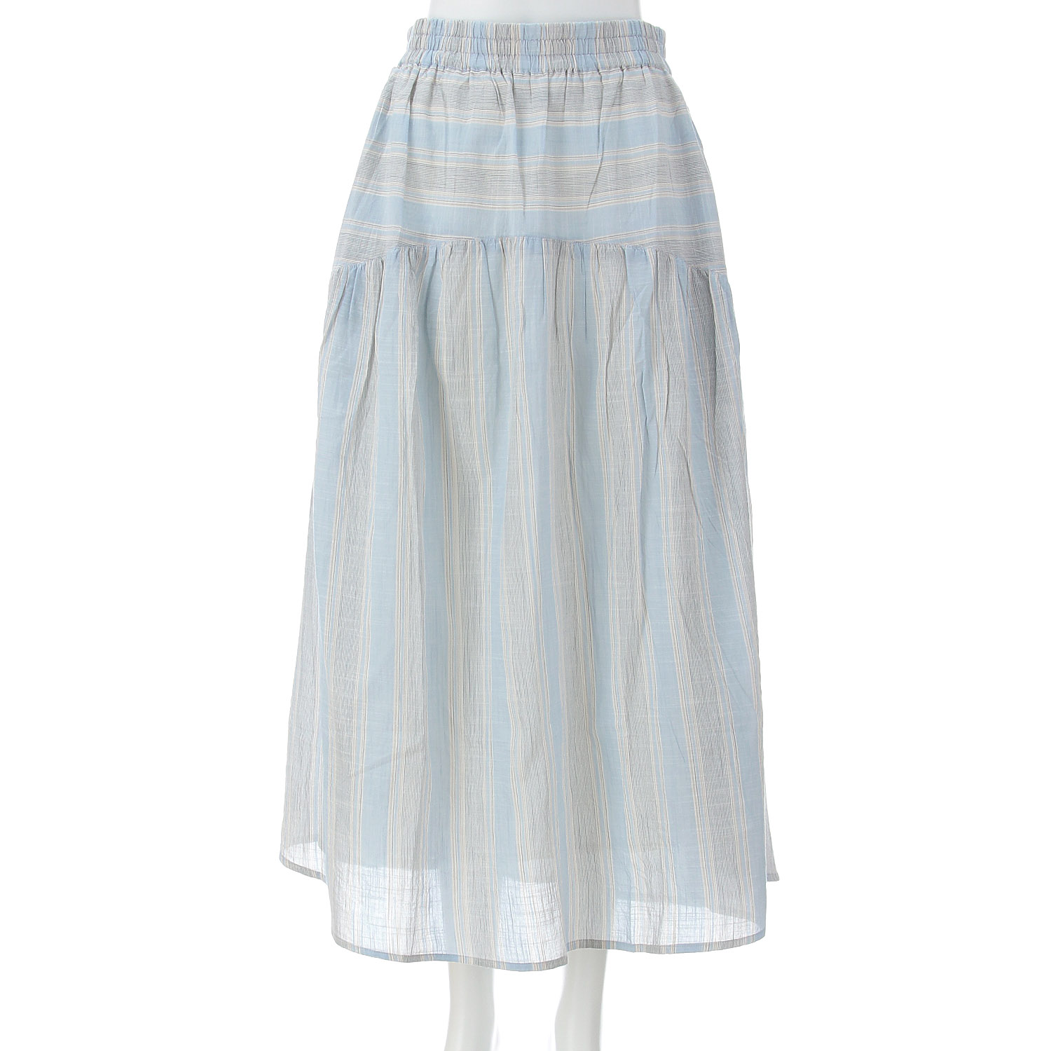 【LUPILIEN】 スラブストライプスカート - 画像18