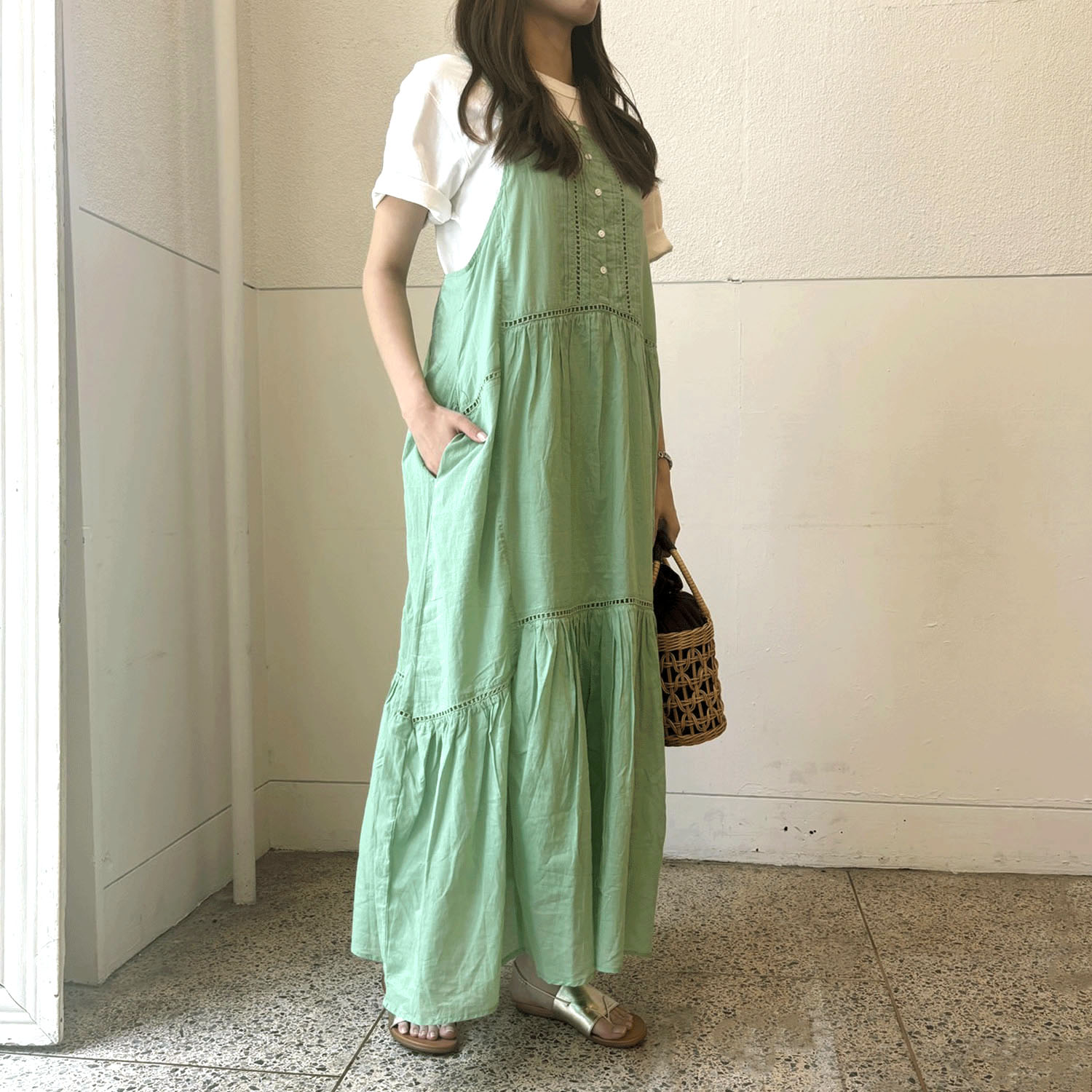 【LUPILIEN】 ボイルキャミワンピース - 画像15