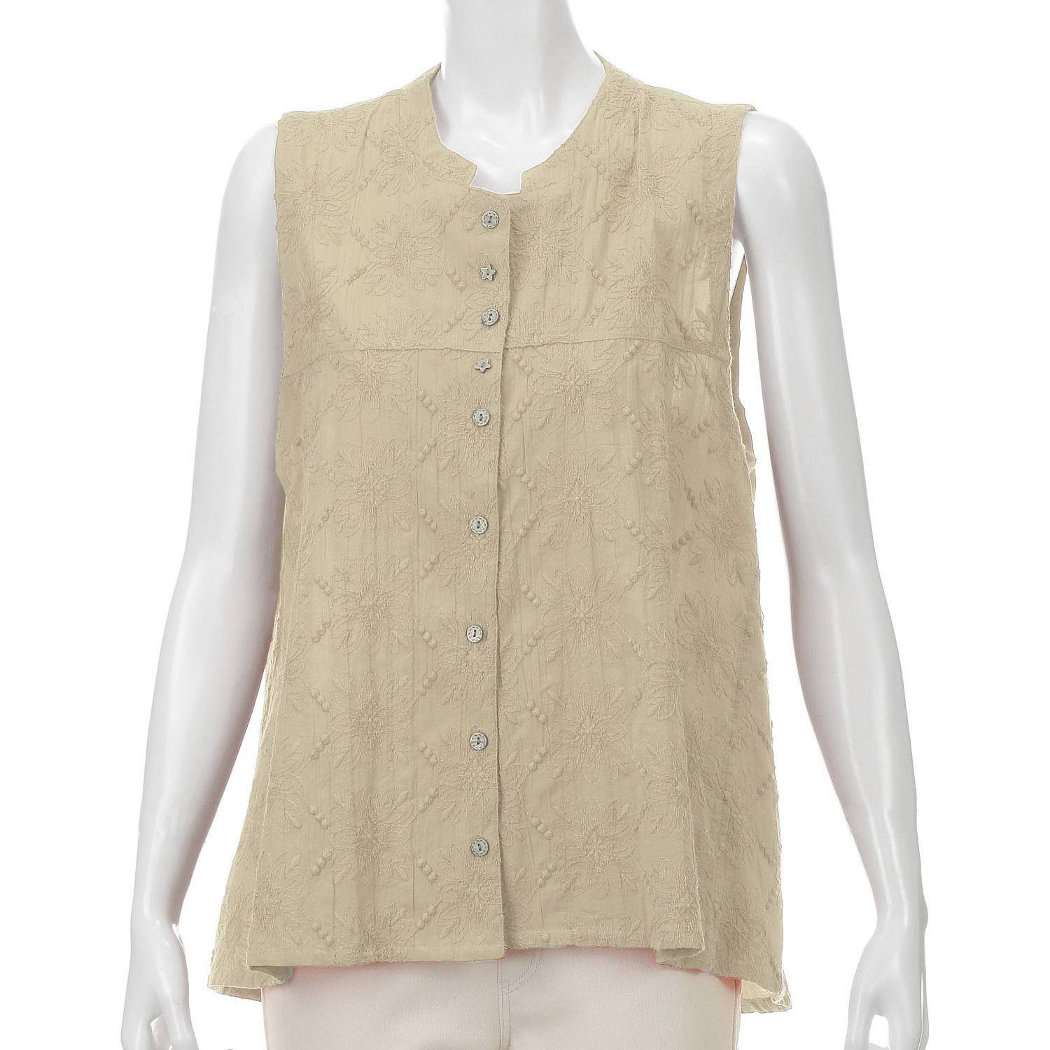 刺繍使いベスト - 画像11