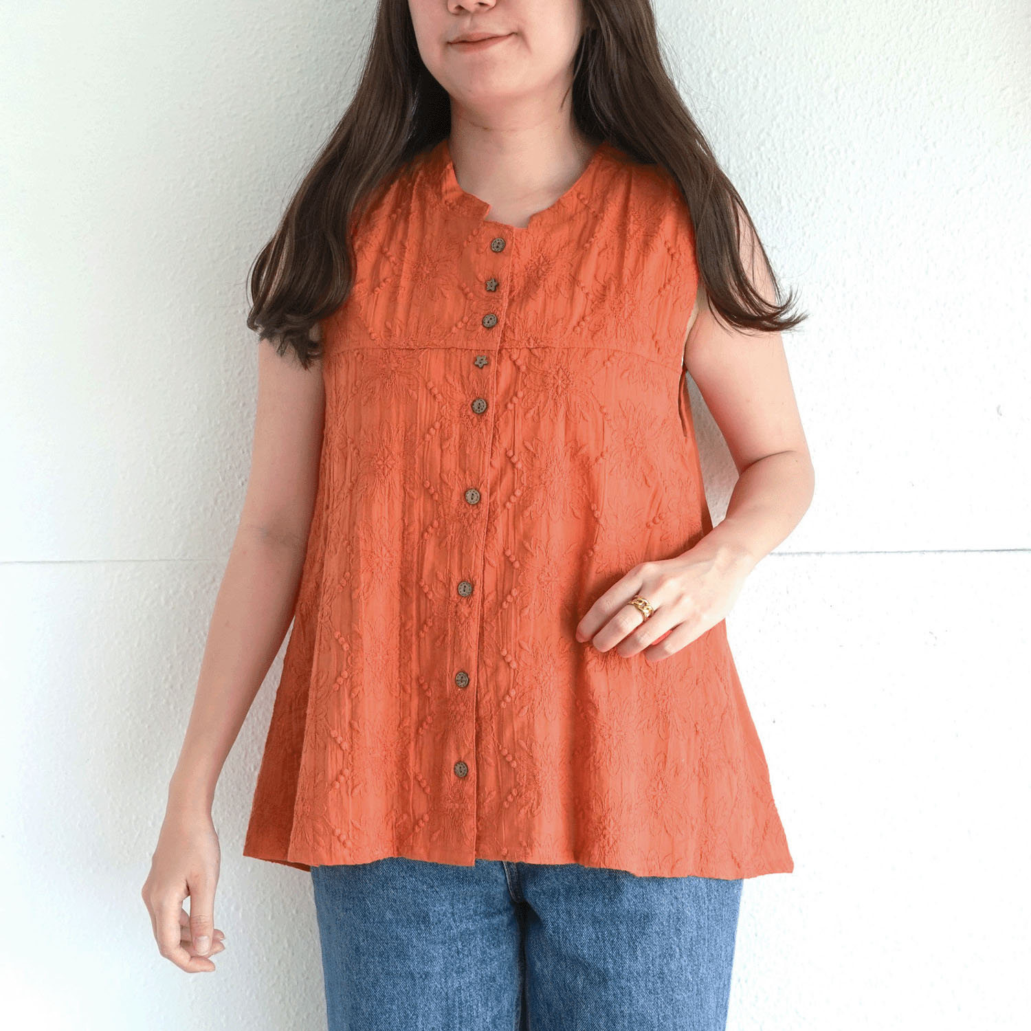 刺繍使いベスト - 画像13