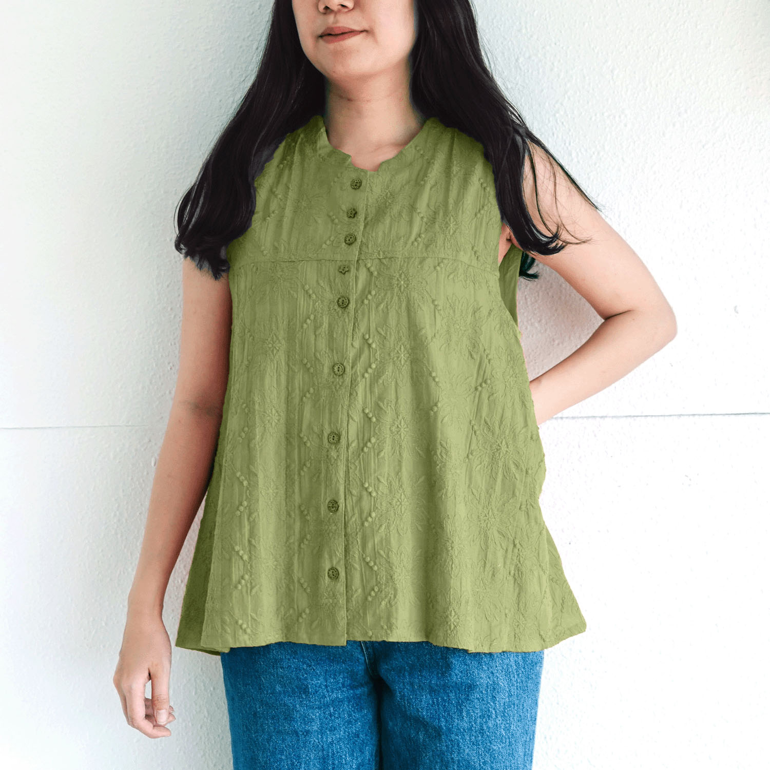 刺繍使いベスト - 画像18