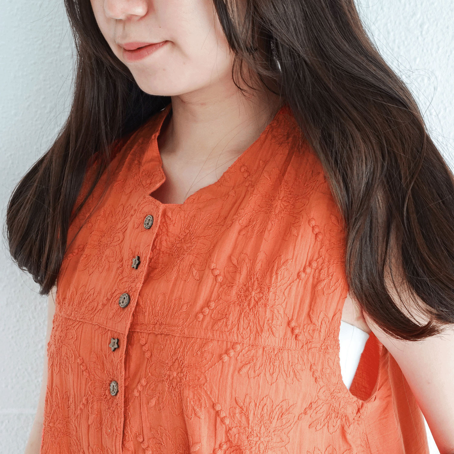 刺繍使いベスト - 画像5