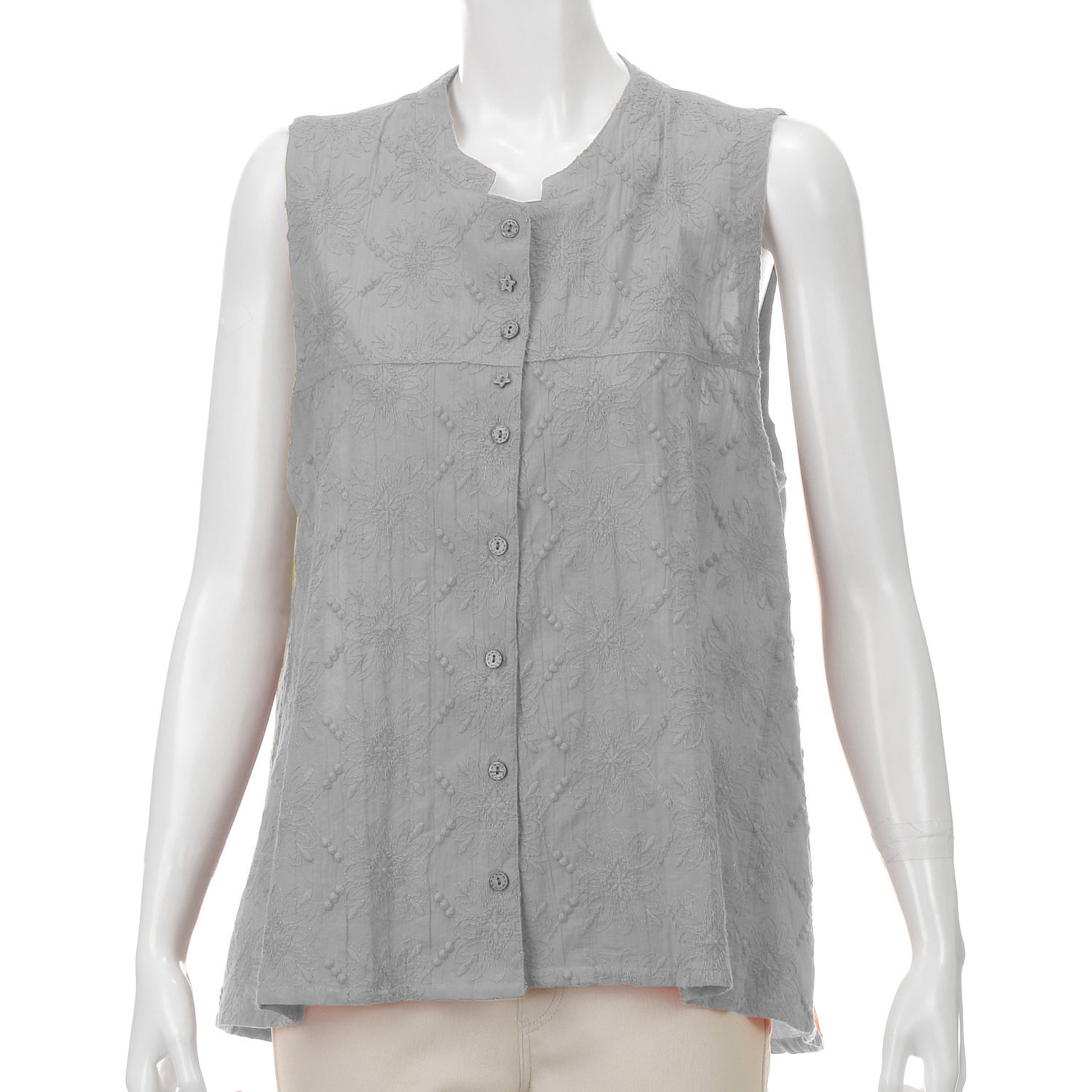 刺繍使いベスト - 画像7