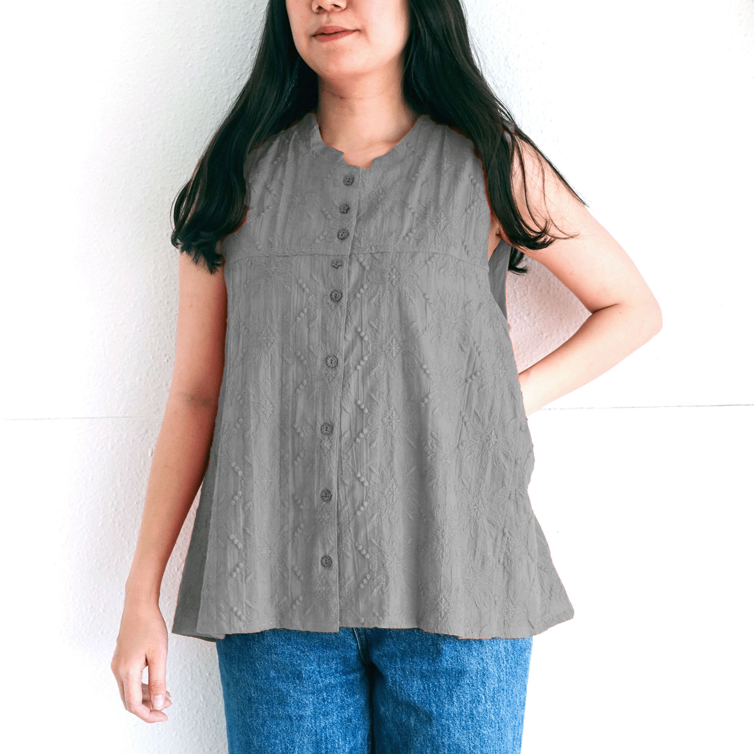 刺繍使いベスト - 画像8