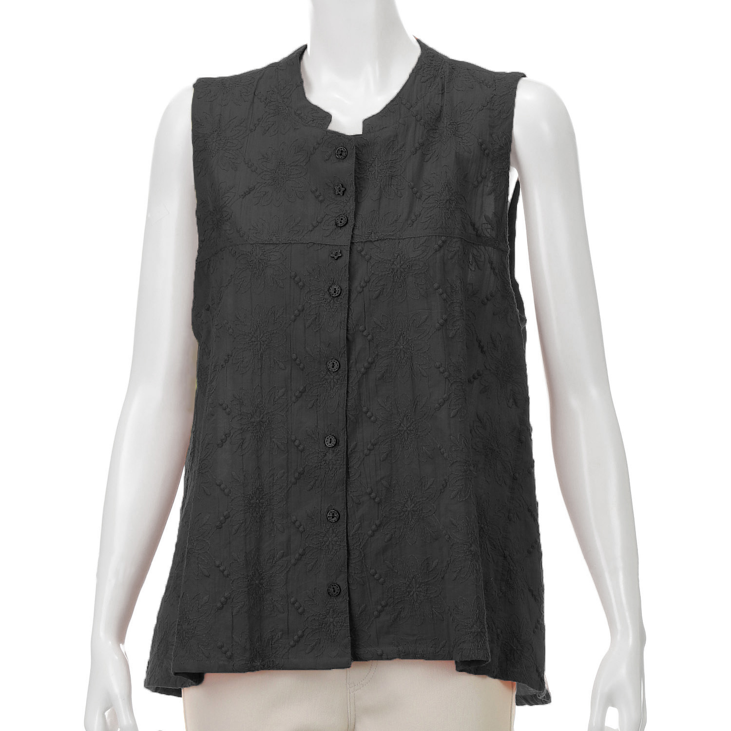 刺繍使いベスト - 画像10