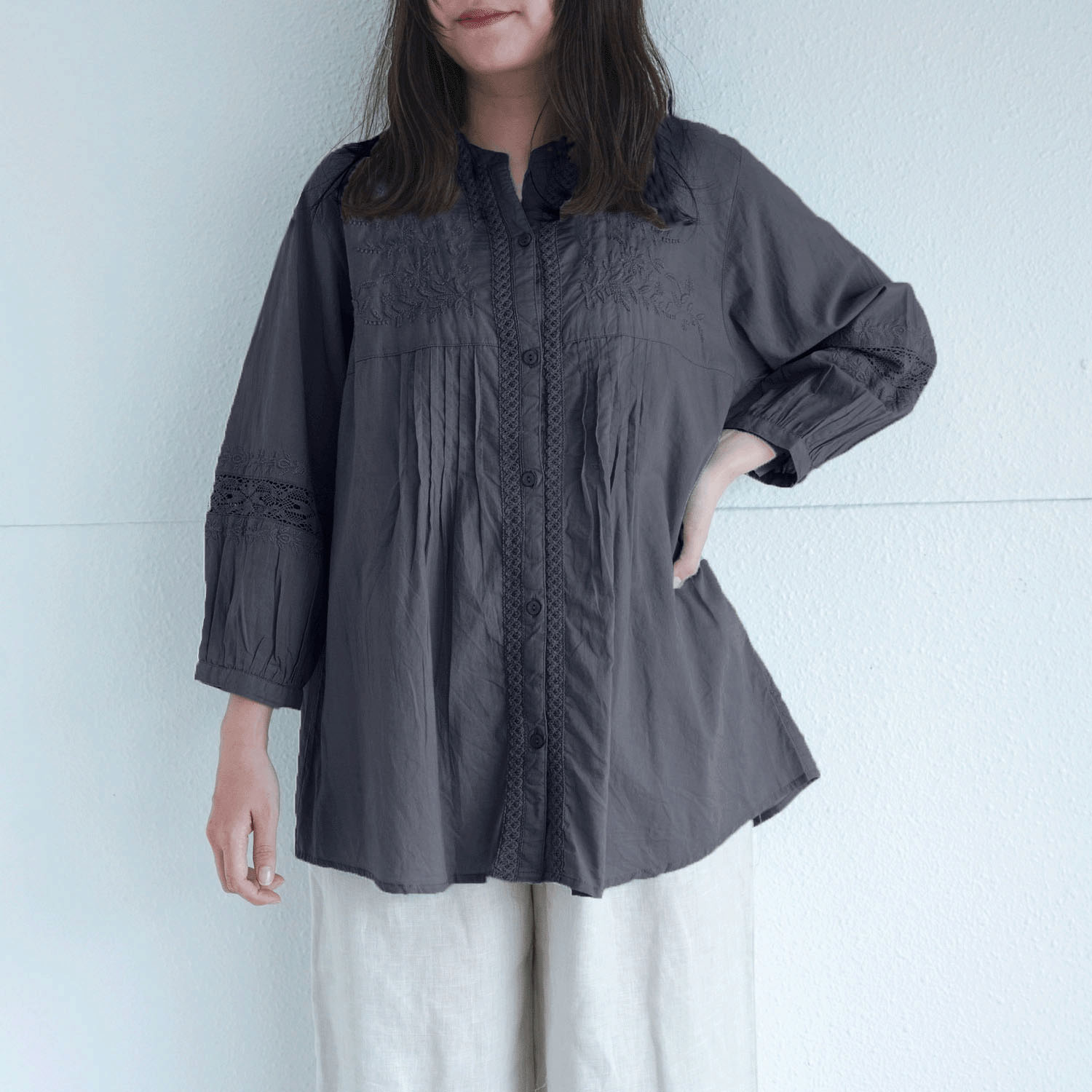 刺繍デザインブラウス - 画像20