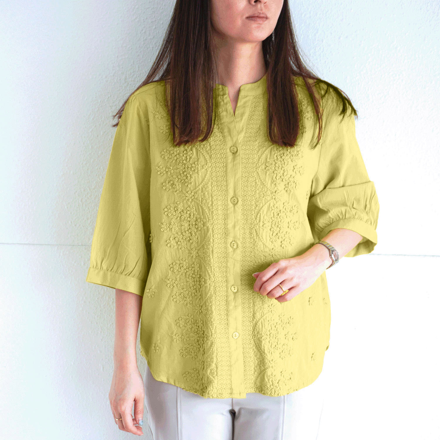 3D刺繍ブラウス - 画像16