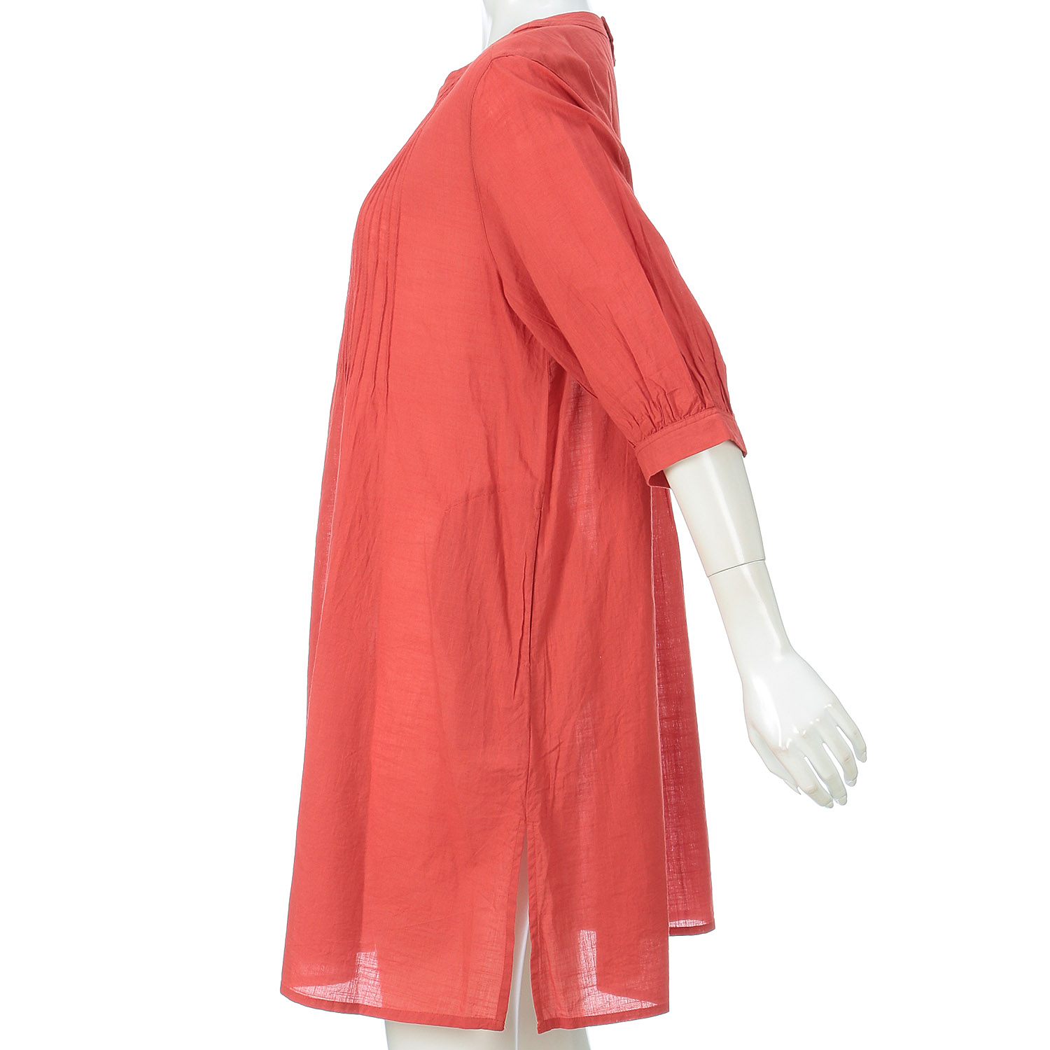 綿ピンタックワンピース - 画像4