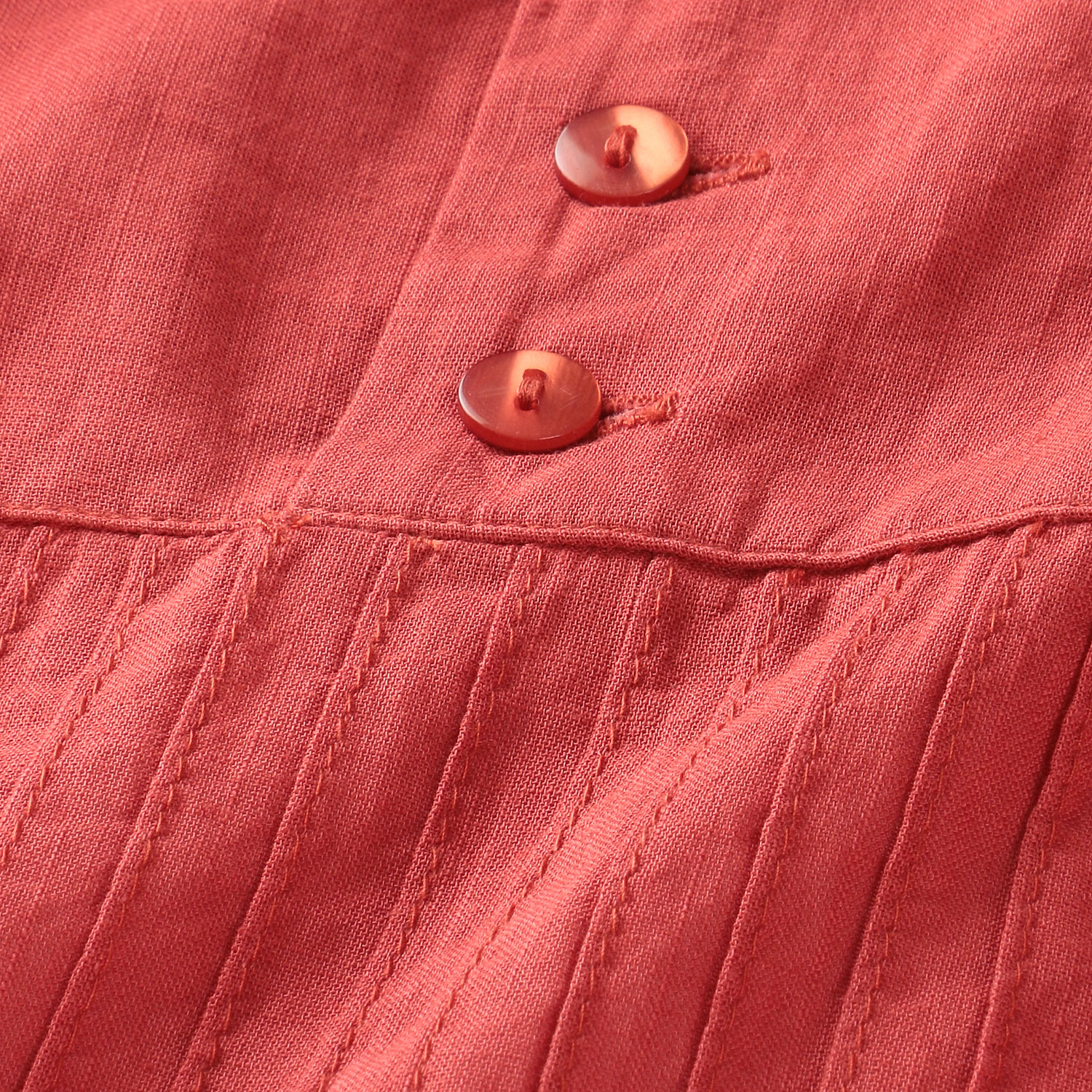 綿ピンタックワンピース - 画像6