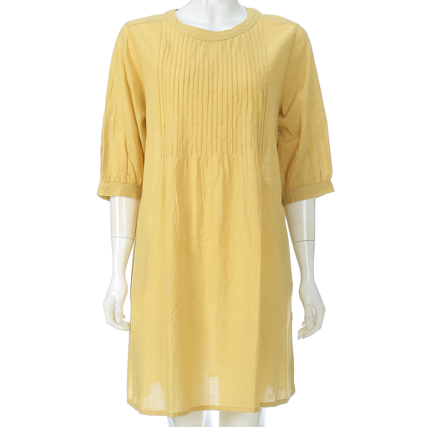 綿ピンタックワンピース - 画像7