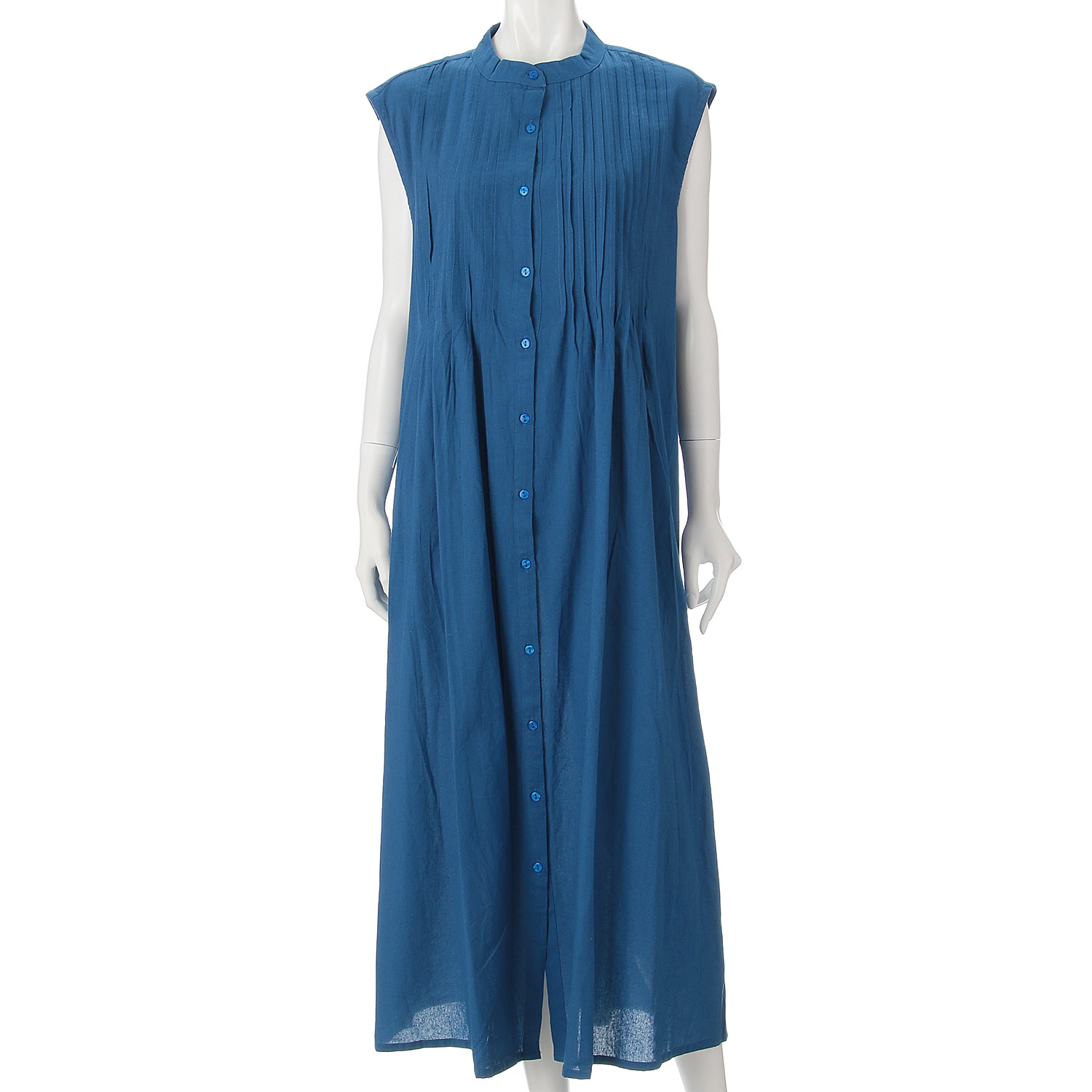 ピンタックデザインワンピース - 画像1