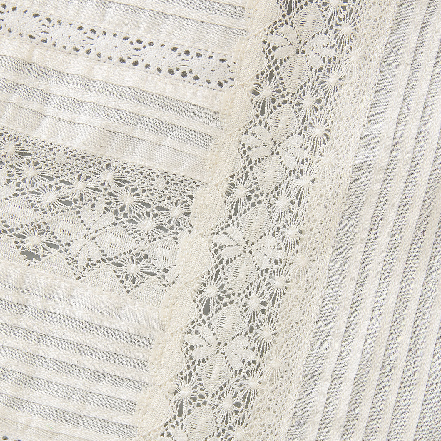 マニーレース使い2WAYリボン開きブラウス - 画像5