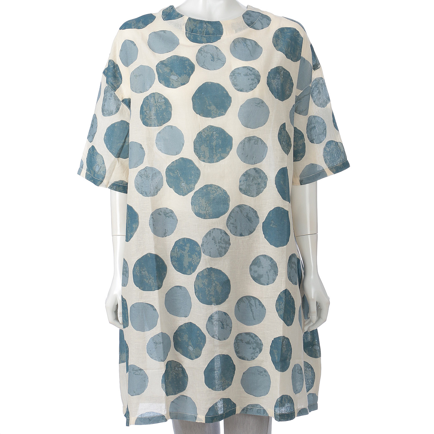 ドットプリントチュニック