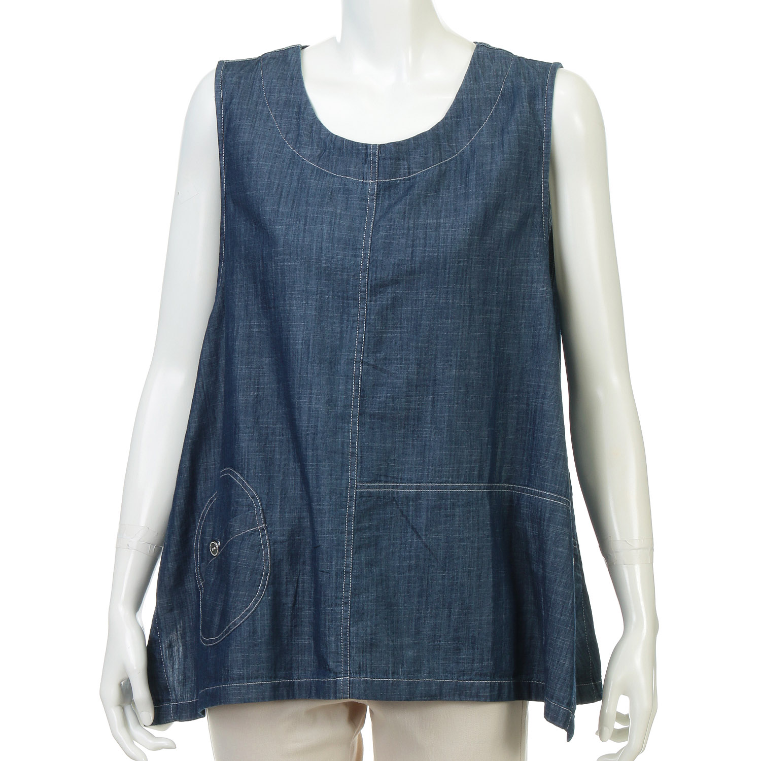 デニムベスト - 画像3