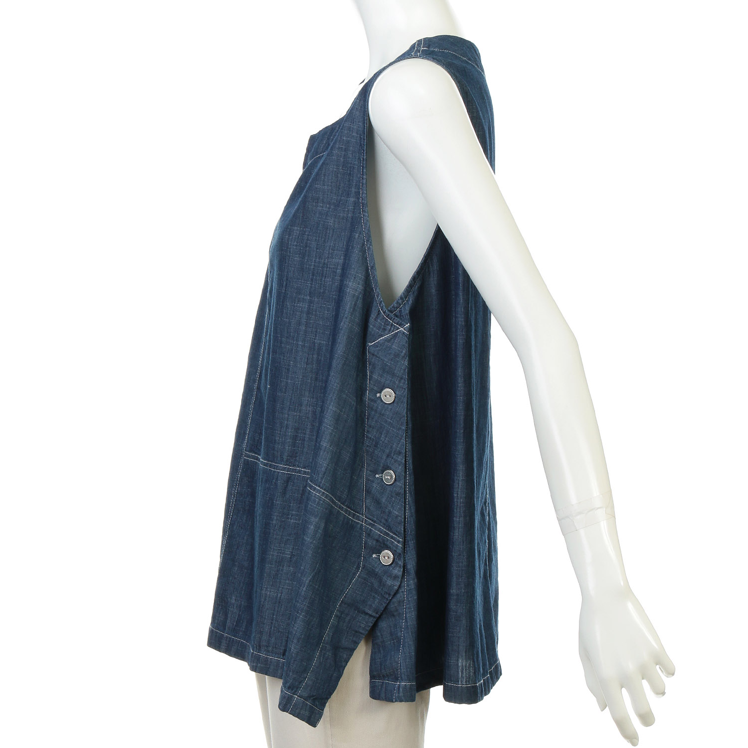 デニムベスト - 画像4