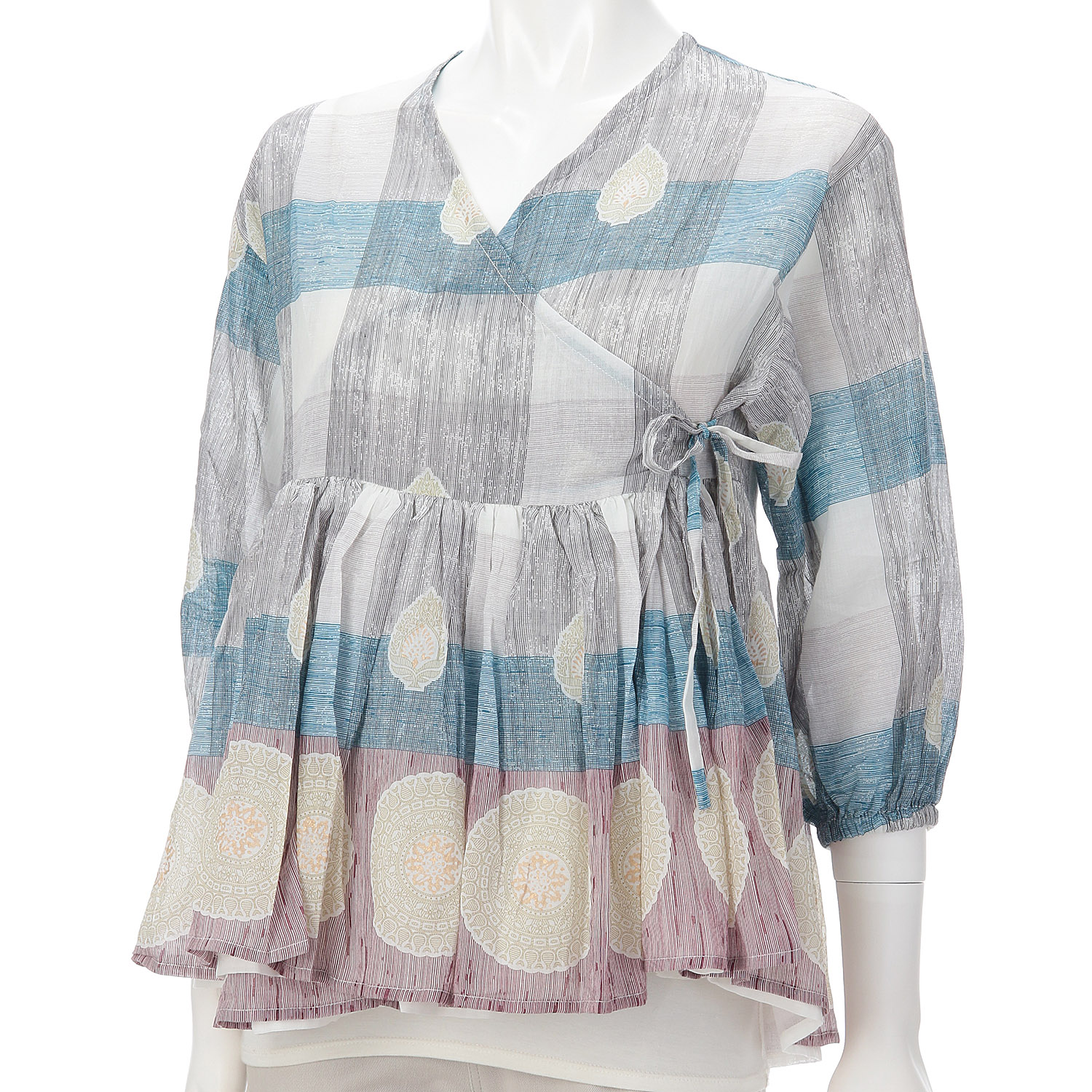 箔ロータスプリントラバリジャケット