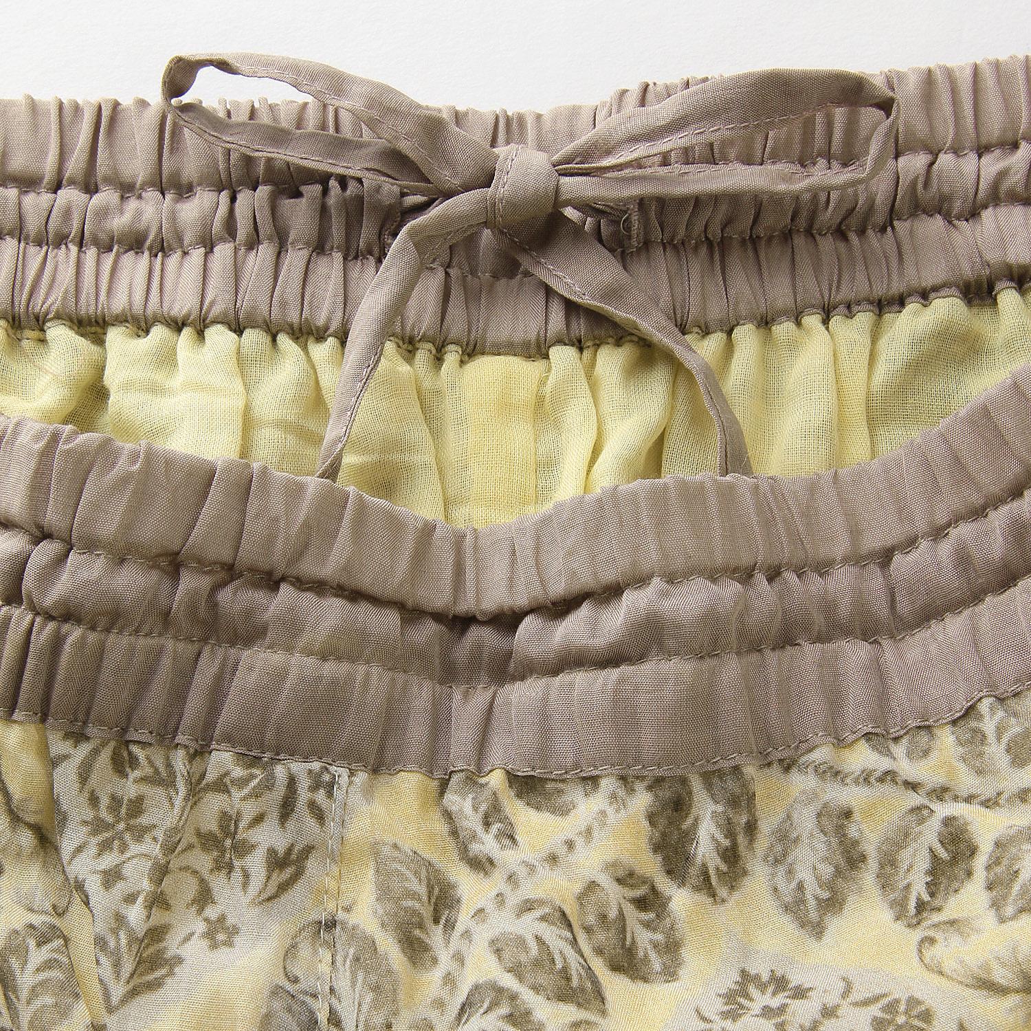 アラベスクリーフプリントリラックスパンツ - 画像5