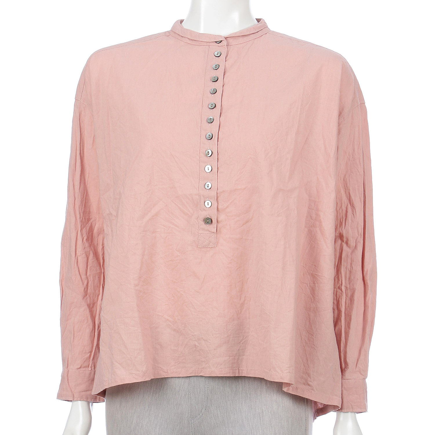 コットンロングヘンリープルオーバー - 画像4