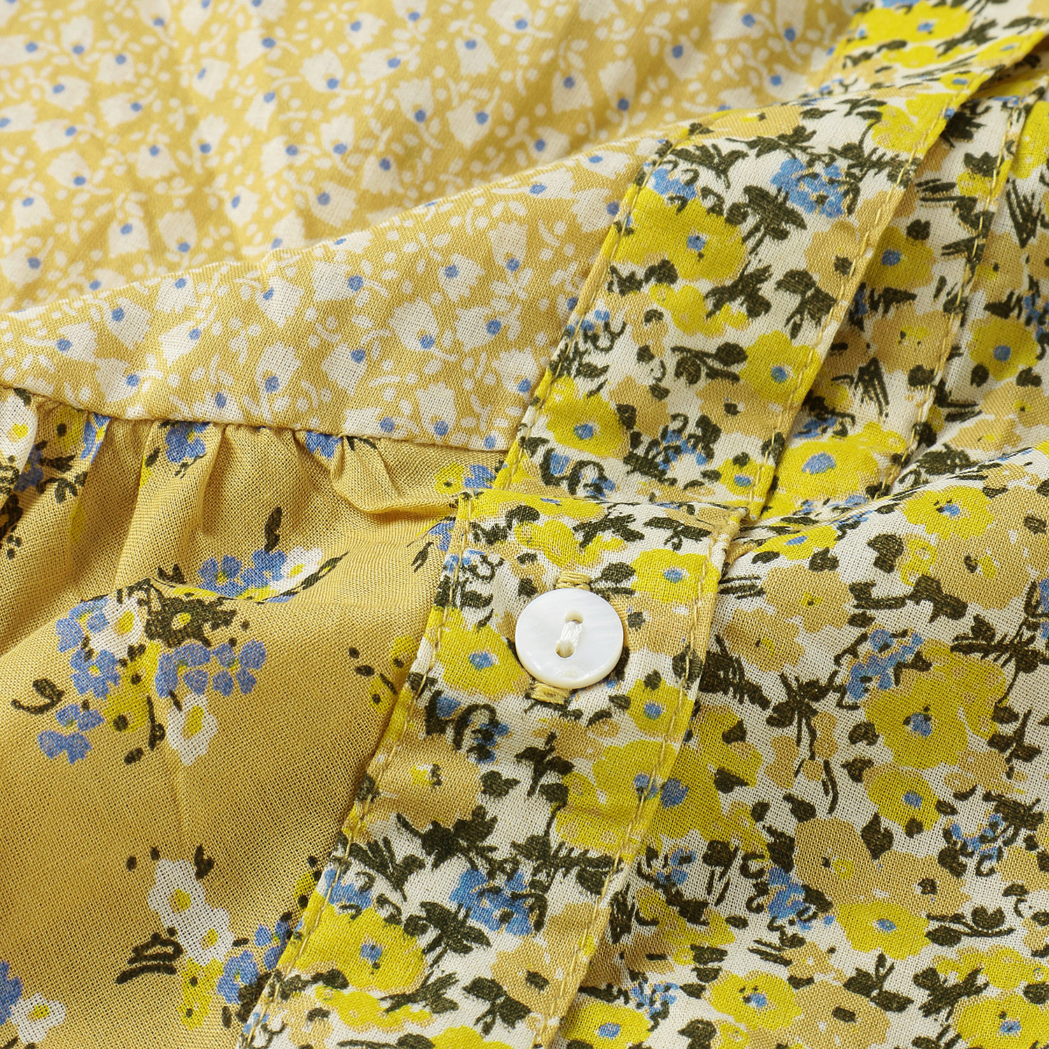 【LUPILIEN】 パッチワークティアードワンピース - 画像9