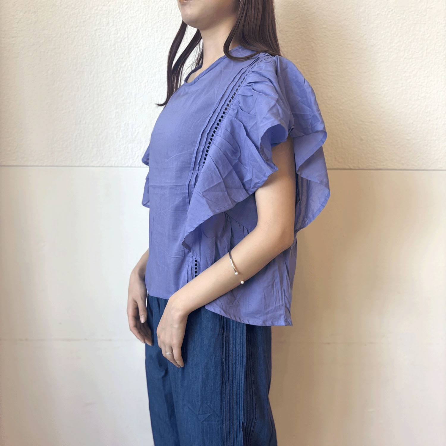 【LUPILIEN】 フリルブラウス - 画像2