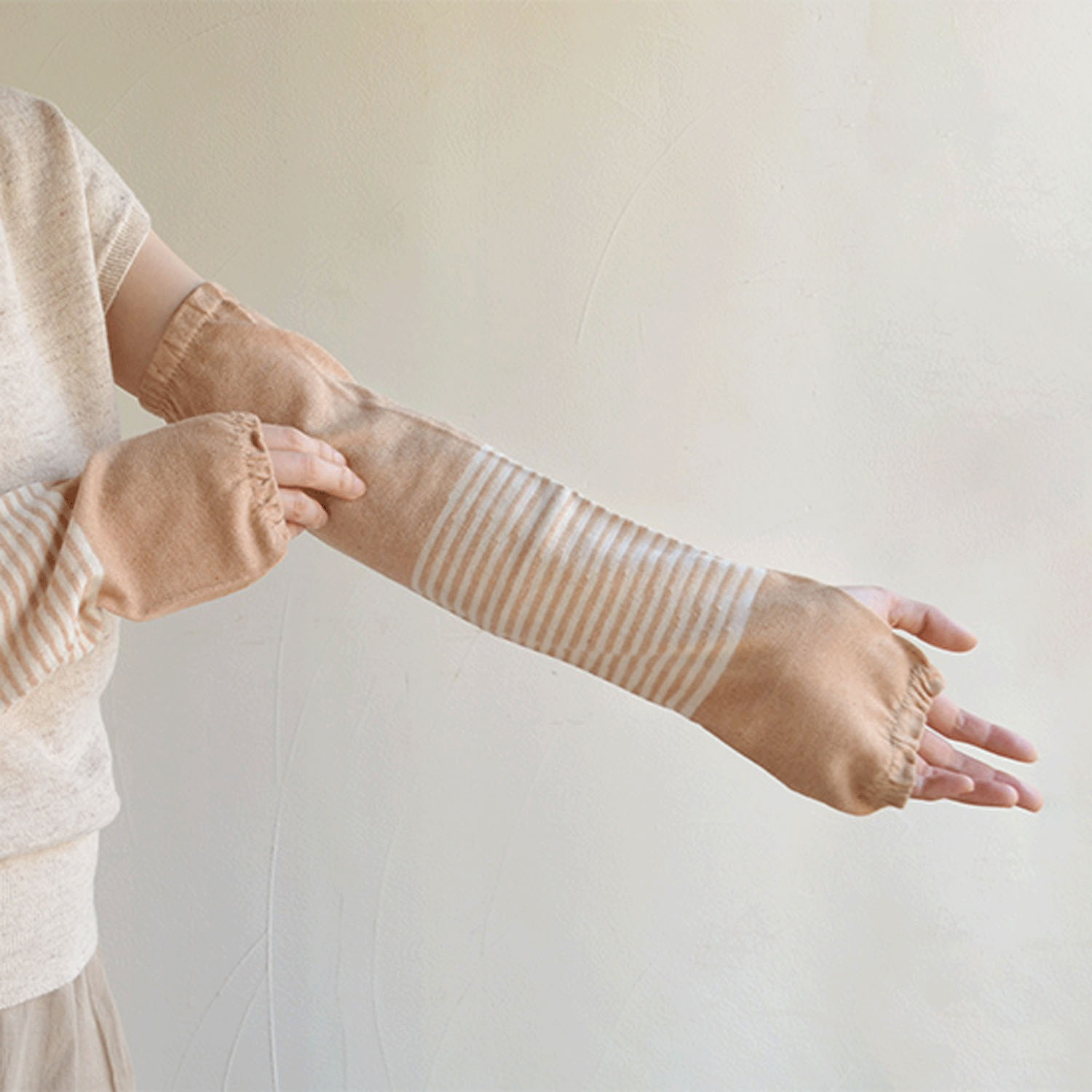 天衣無縫 MyBrown ふんわりアームカバー - 画像6