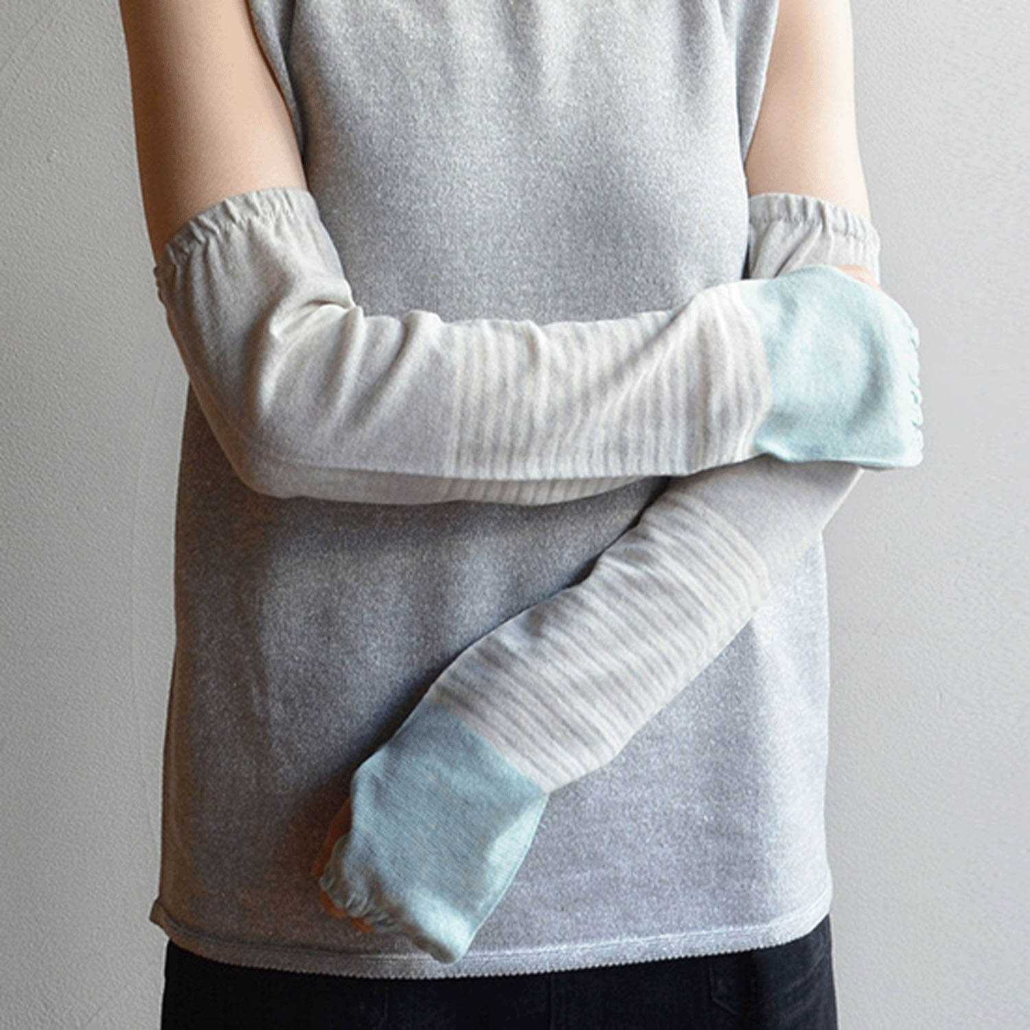 天衣無縫 ふんわり日除けアームカバー - 画像2