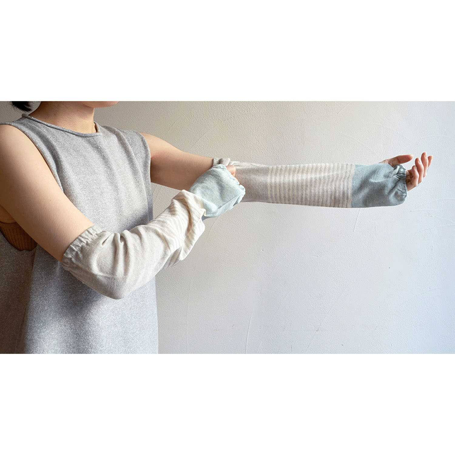 天衣無縫 ふんわり日除けアームカバー - 画像4