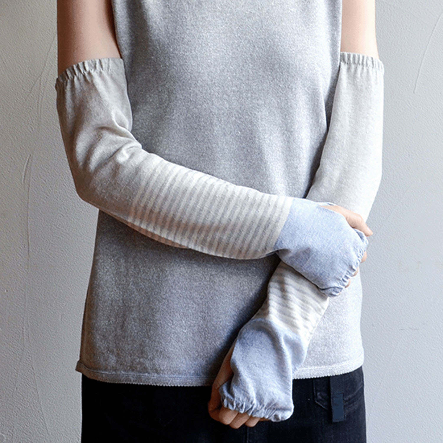 天衣無縫 ふんわり日除けアームカバー - 画像6