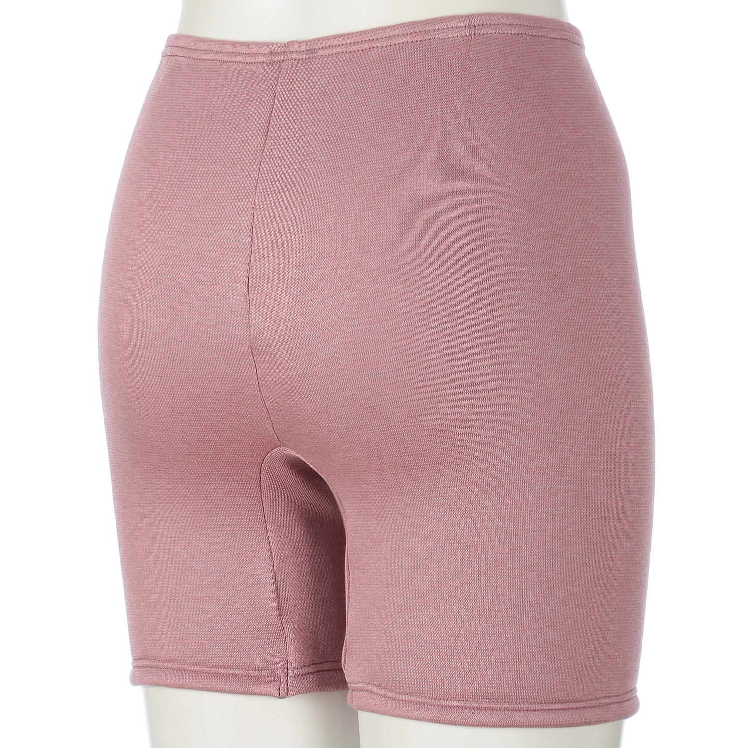 温活Cute ピーチ起毛3分丈ボトム - 画像3