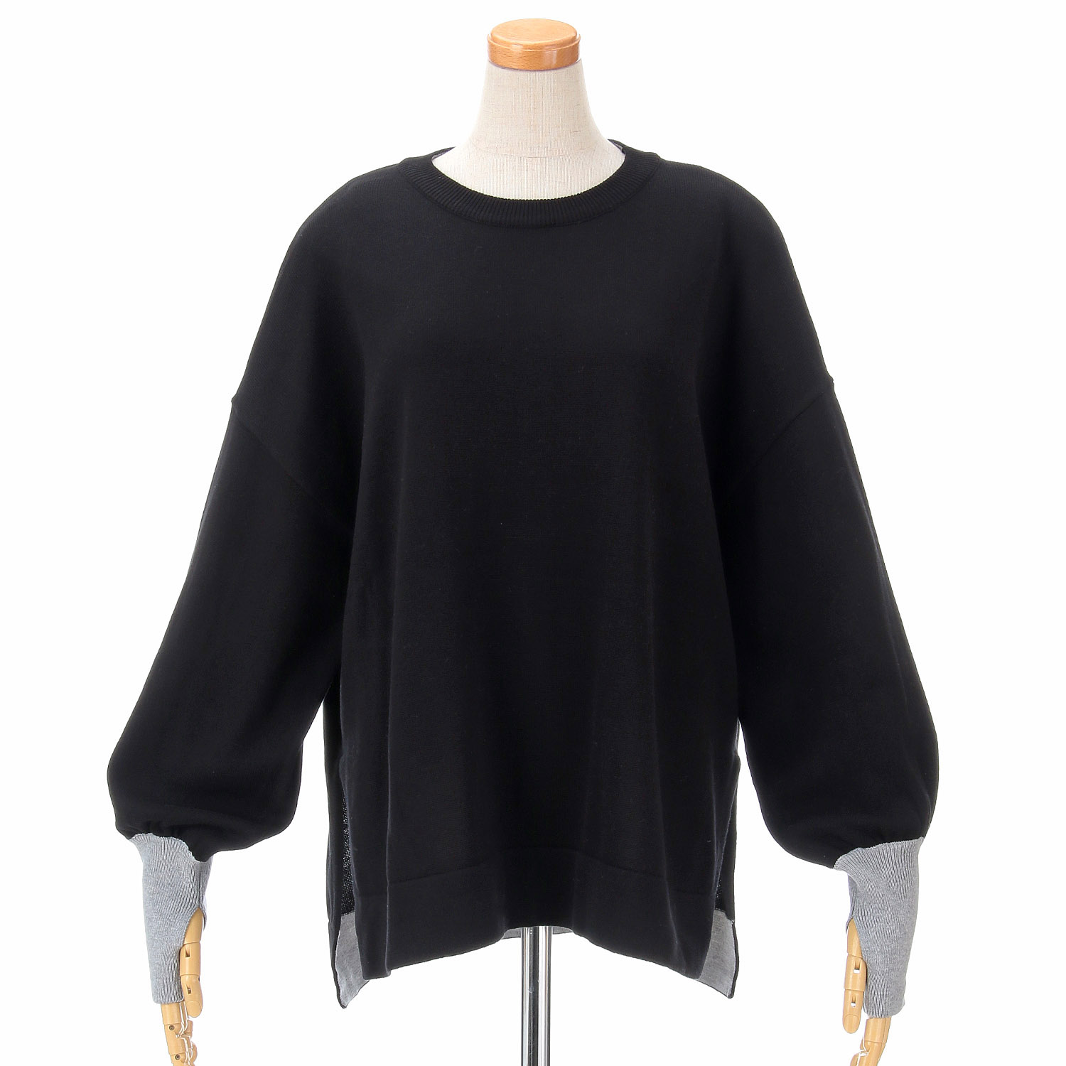 【Insta Live】vingtrois 配色ニットプルオーバー - 画像6