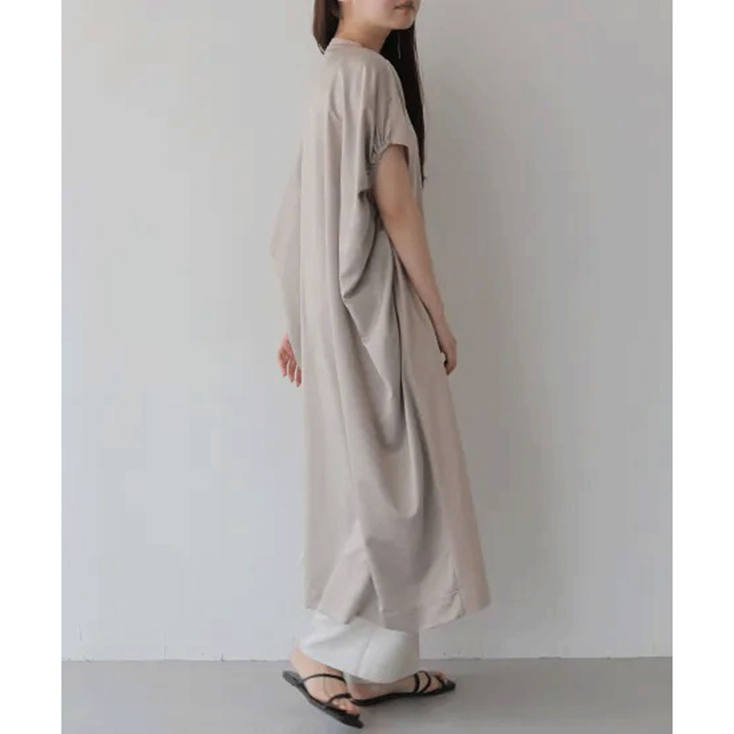 Vingtrois 異素材切替ドレス - 画像6