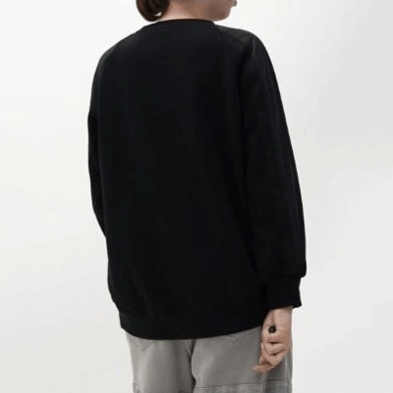 33℃ カレッジ箔デザイン裏起毛クルーネックプルオーバー - 画像9